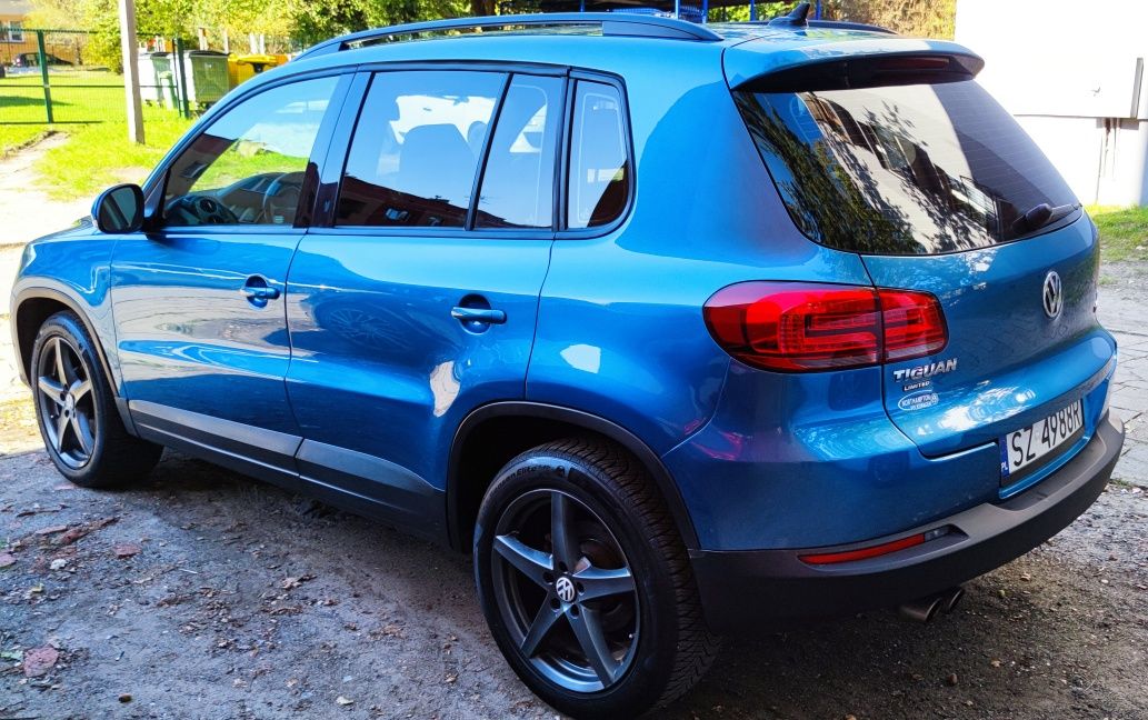 VW Tiguan 2017r. 2.0 Limited benzyna automat 4x4 wynajem najem długote
