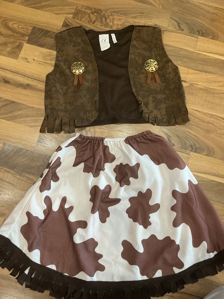 Костюм ковбоя, шерифа для девочки cowgirl на 6-8 лет