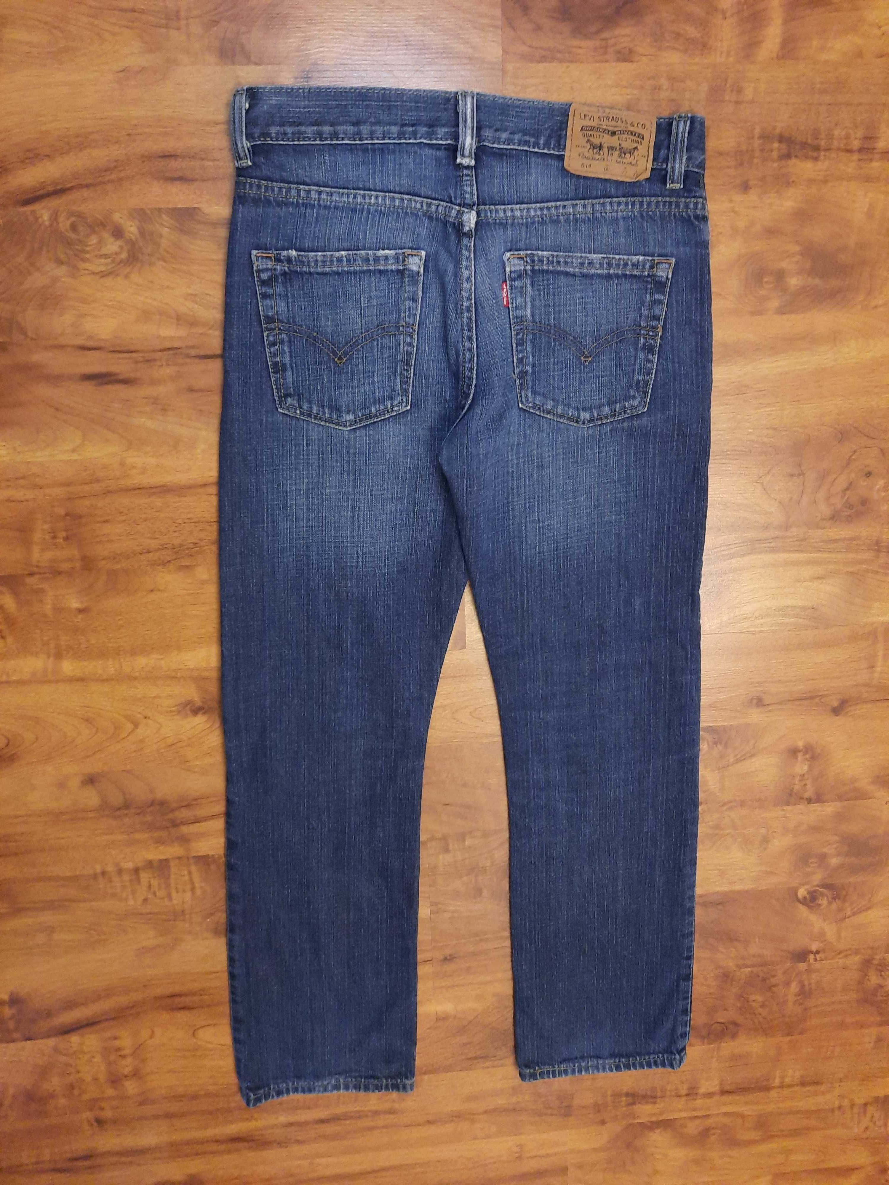 Spodnie jeansowe jeansy proste slim straight Levis rozmiar W27 L27 S