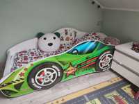 Łóżko dla dziecka auto materac pościel komplet