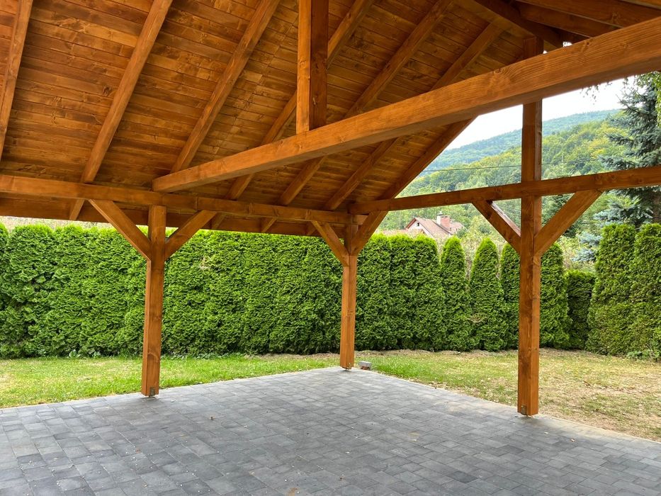 Wiata garażowa 6x7m