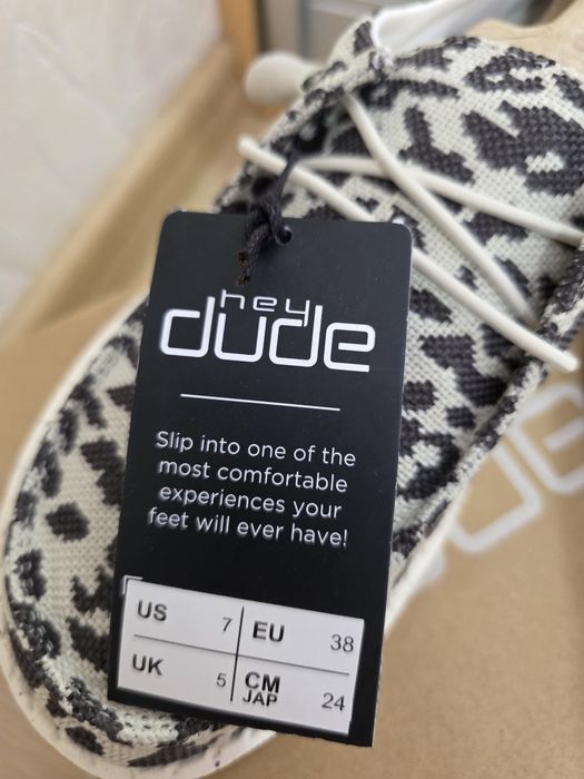 Мокасини дезерти Heydude Wendy Woven cheetah Grey US 7 EU38 24см
