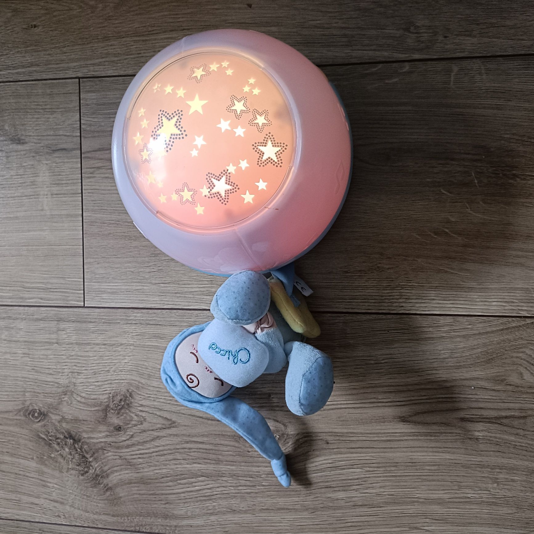 Projektor chicco gwiazdki, muzyka, pozytywka lampka