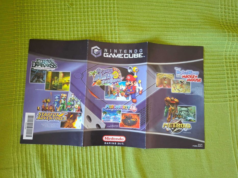 Folheto Promocional Gamecube Nintendo