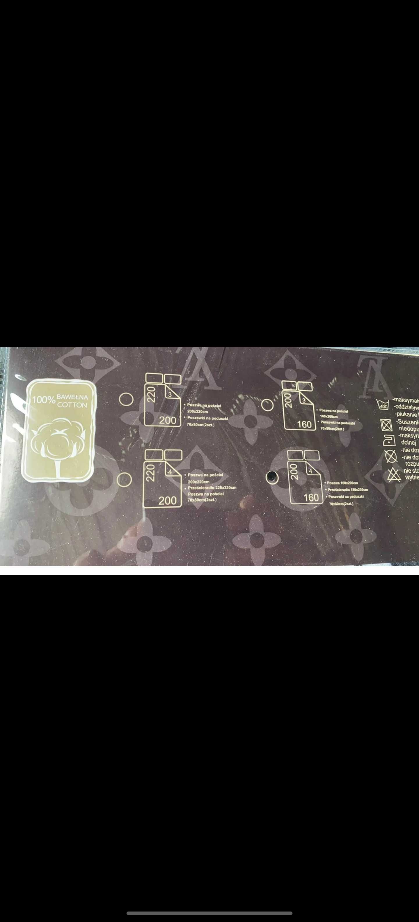 Pościel poszewki Louis Vuitton Gucci nowość logowane 200x220 nowość
