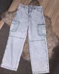 Jeansy H&M bojówki L