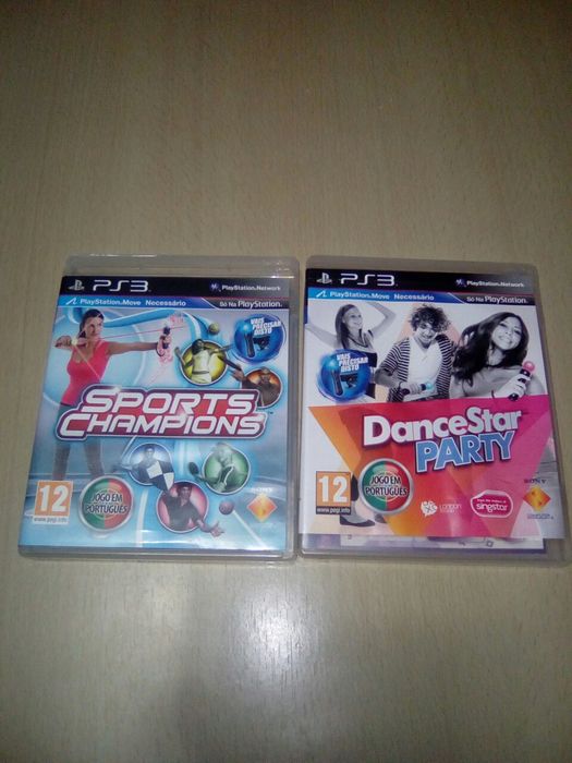 Jogos PlayStation 3 Sports Champions e Dance Party