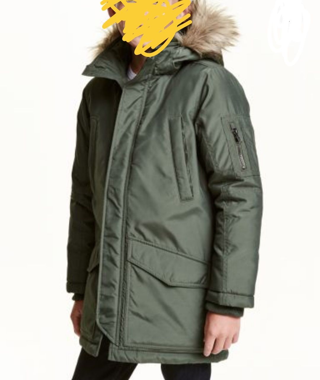 Reserved Kurtka parka Zara r. 134