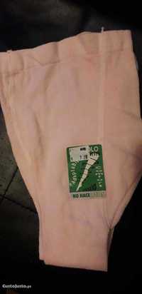 Collant cor de rosa "novas e embaladas" 1-2 anos