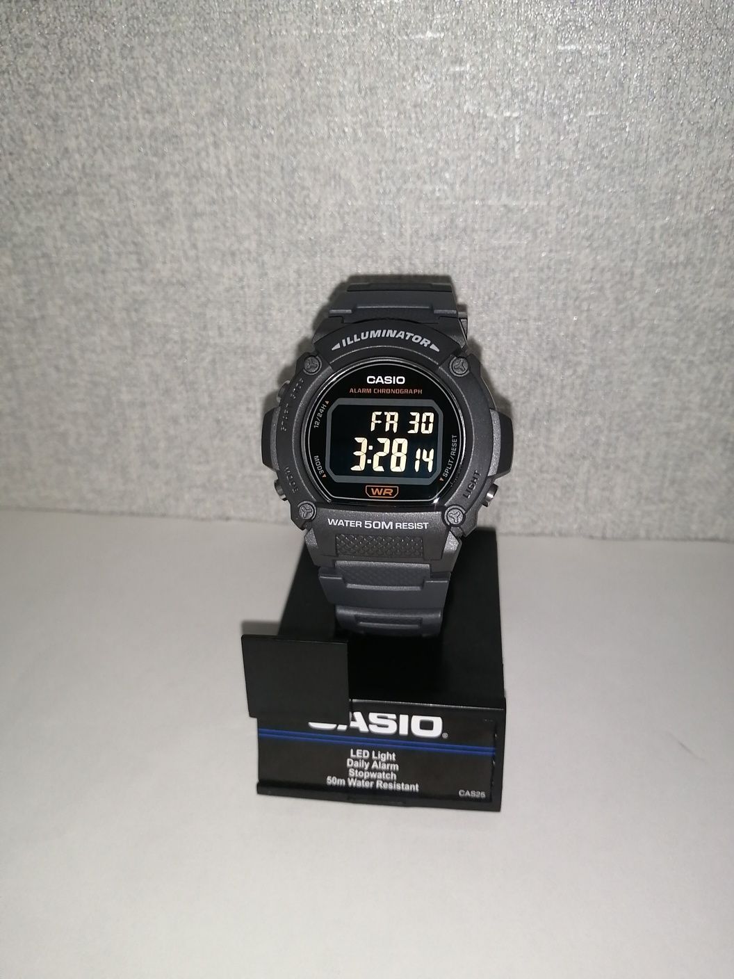 Мужские часы Casio W-219H-8BVCF Gray