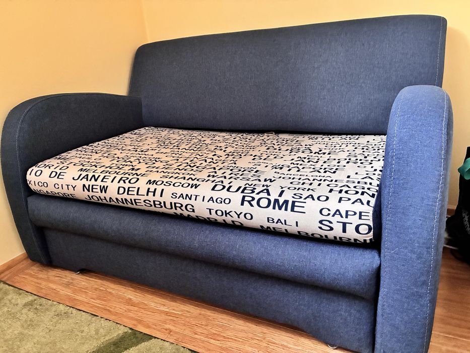 Sofa 2- osobowa z miejscem na posciel