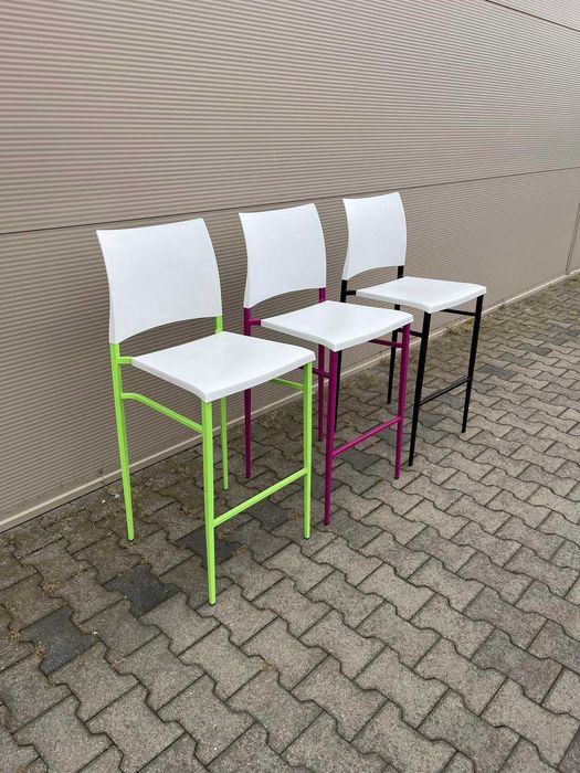 Krzesło wysokie hoker kawiarniane barowe do jadalni Nowy Styl Karai