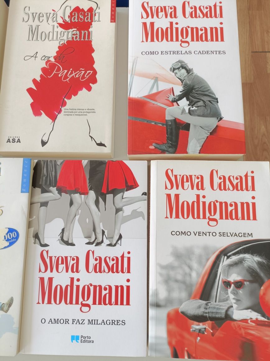 Conjunto de livros de Sveva Casati Modignani