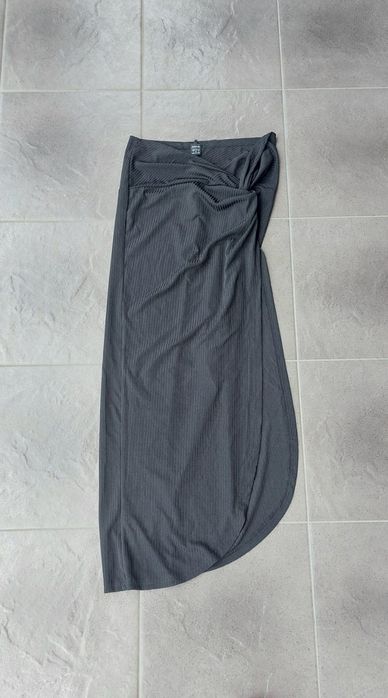 Spódnica długa maxi prążkowana rozcięcie S/M Nowa Shein