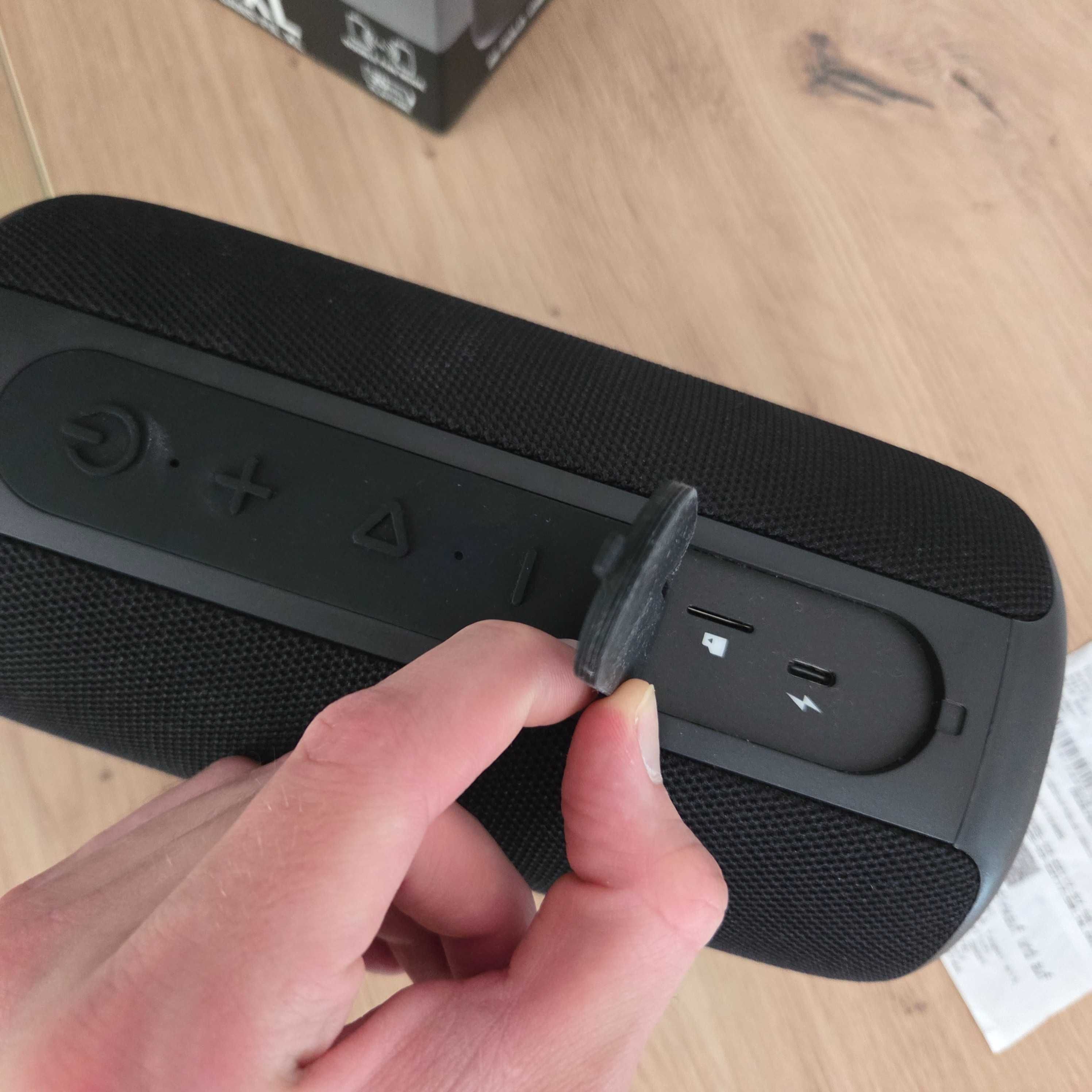 Głośnik Bluetooth 5.4 Mocny 2x12W 24W USB-C podświetlenie RGB MicroSD