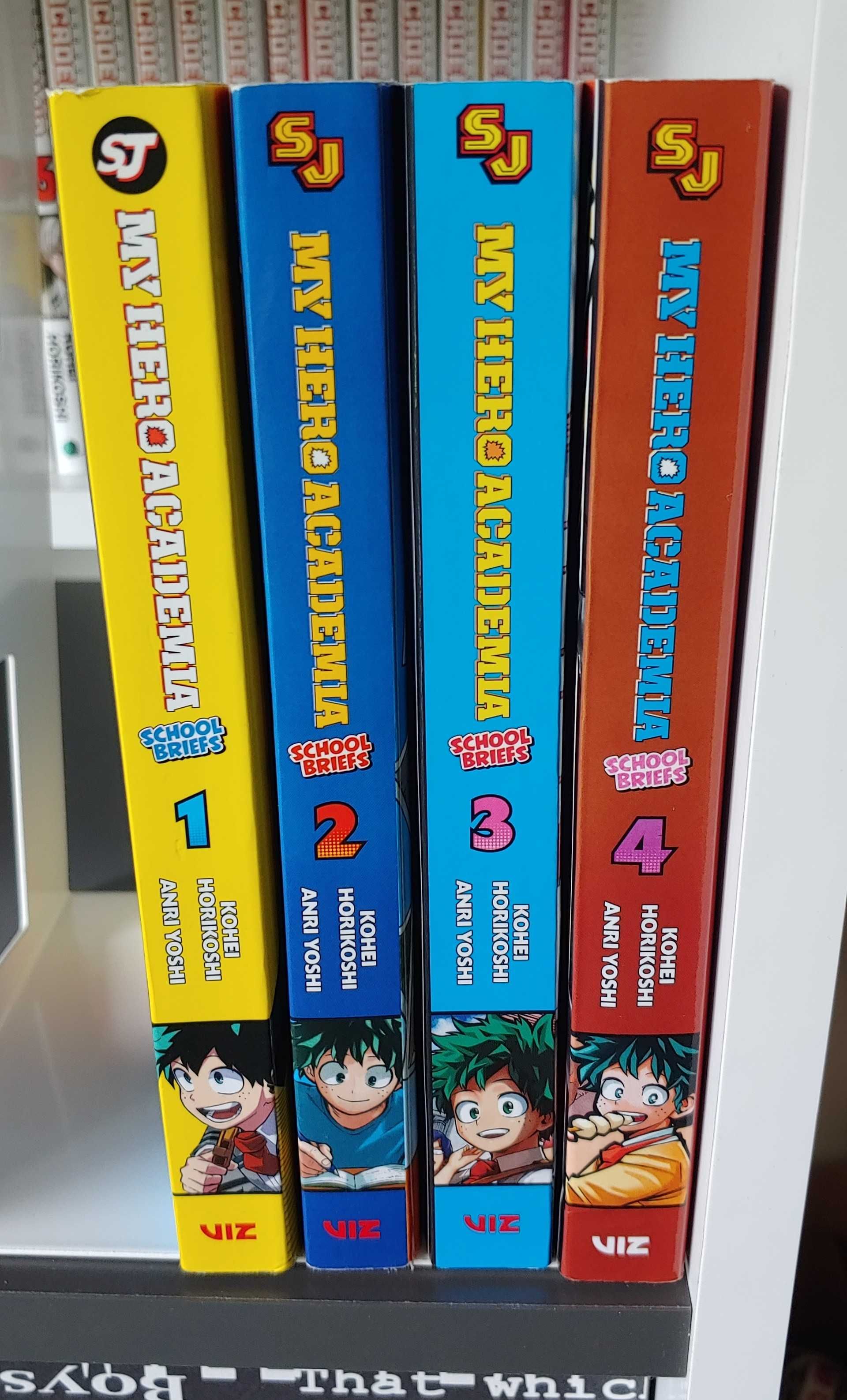 My Hero Academia: School Briefs vol 1-4