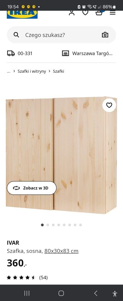 Szafka Ivar IKEA