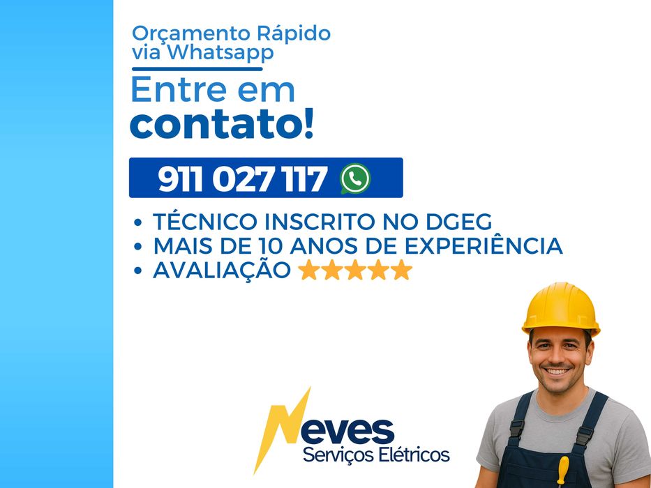 Eletricista Urgente 24H em Lisboa e arredores – Atendimento em 40min