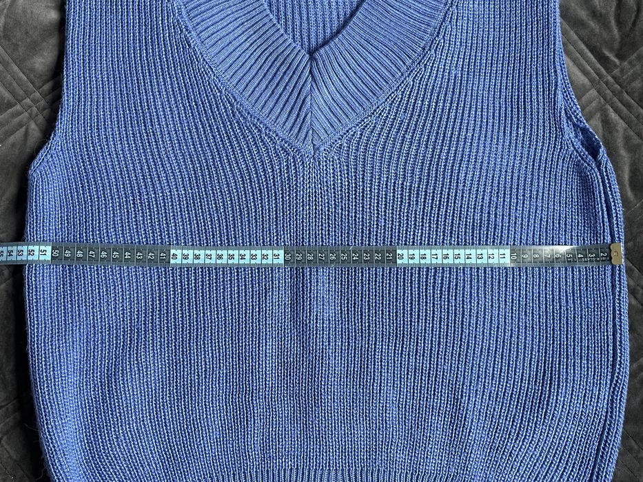 синяя желетка унисекс s-m