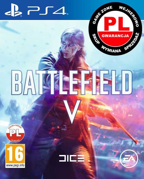 Battlefield 5 PS4 + Slim + Pro + PS5 = PŁYTA PL Wejherowo