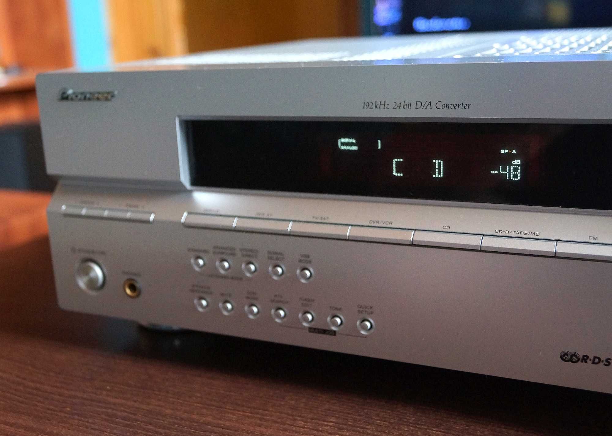 Kino domowe 5.0 Amplituner pioneer DVD+ Kolumny Rubicon  zestaw+piloty