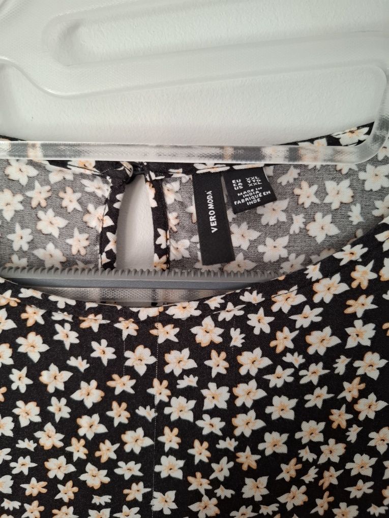 Sukienka wiskoza plus size Vero moda wiosna lato