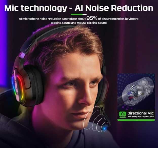 FC200 Zestaw słuchawkowy gamingowy PS4/PS5/PC/Xbox/Nintendo Switch