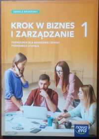 Krok w biznes i zarządzanie 1 Podręcznik branżowa szkoła I stopnia