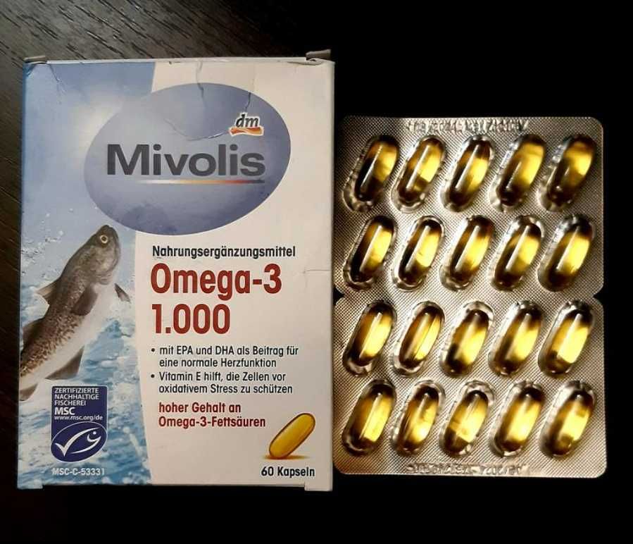 Mivolis omega 3  60 капсул Германия