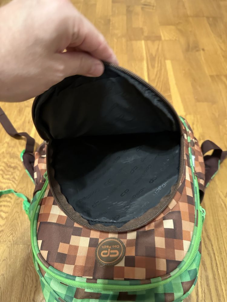 Plecak szkolny dla chłopca marki coolpack z motywem Minecraft