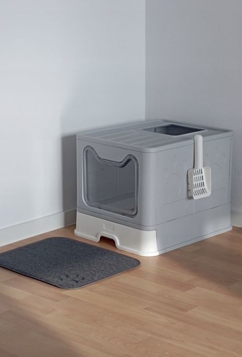 Duża kuweta kryta z szufladą + łopatka