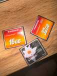 Карты памяти набор из 3 CompactFlash