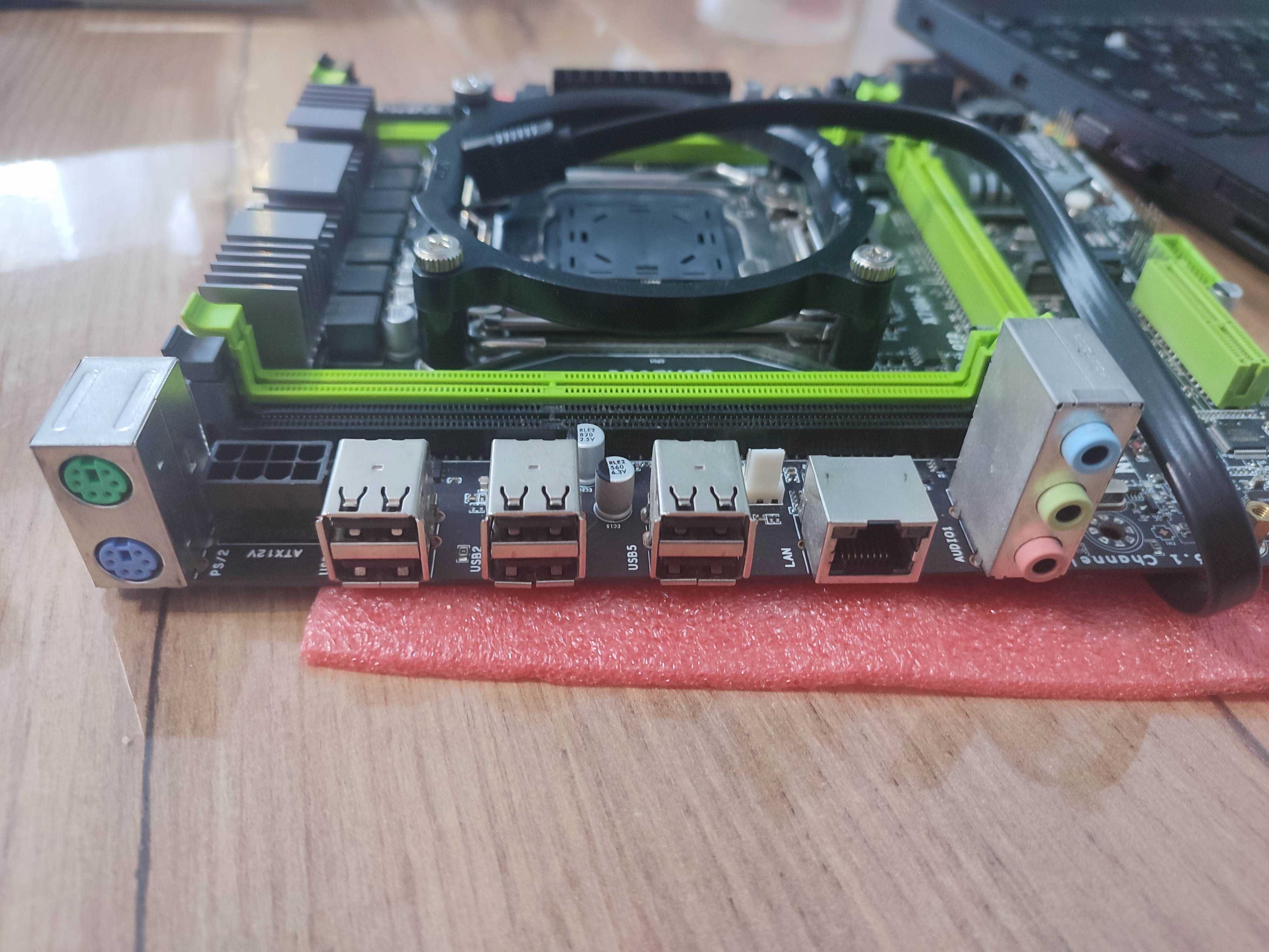 X79 V2 płyta główna LGA2011 cpu 4 ddr3 usb2.0 sata pcie M.2 02