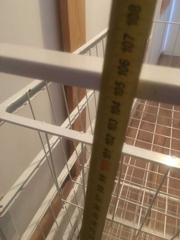 Ikea metalowa półka z szufladami garderoba