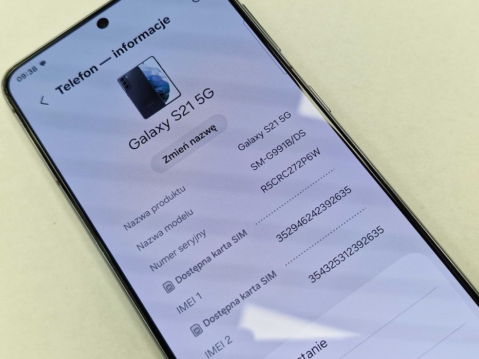 Samsung Galaxy S21 5G/ 8GB/ 128GB/ Phantom Gray/ czytaj uważnie opis
