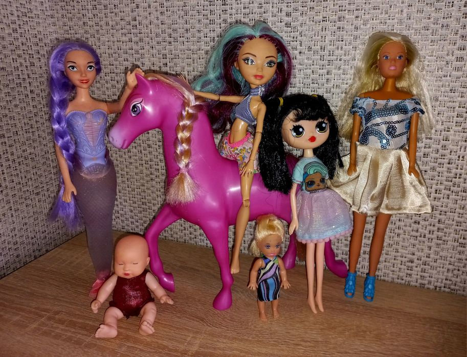 Монстр хай лол русалка барбі пупси лот кукол