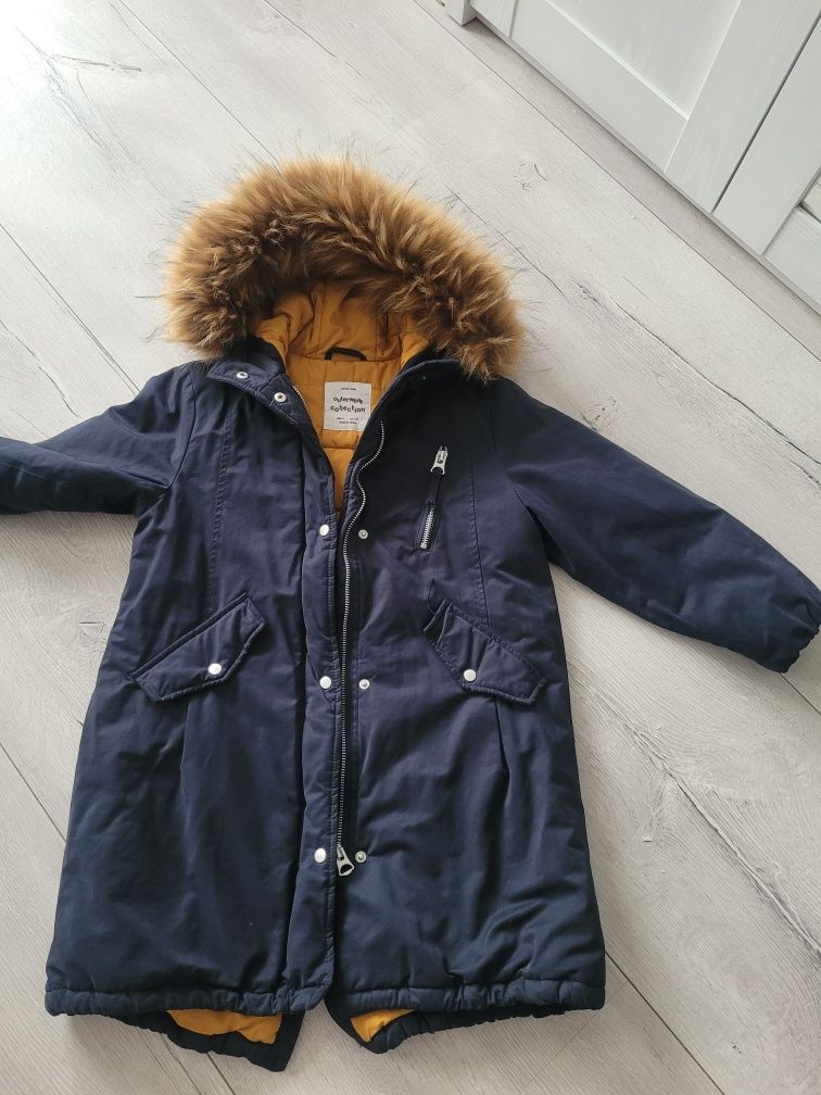 Płaszczyk parka Zara rozm. 128