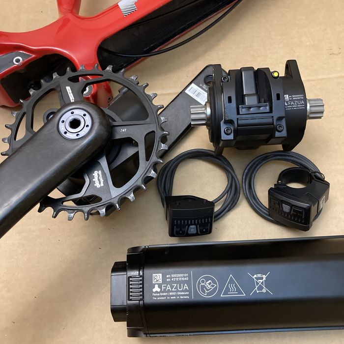 Fazua Evation 50 (двигун, каретковий вузол, шатуни, блок керування)