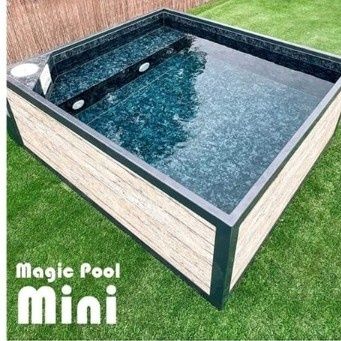 Mini piscina 2,40 X 2,00 X 0,80 profun valores apartir de 6.000€didade