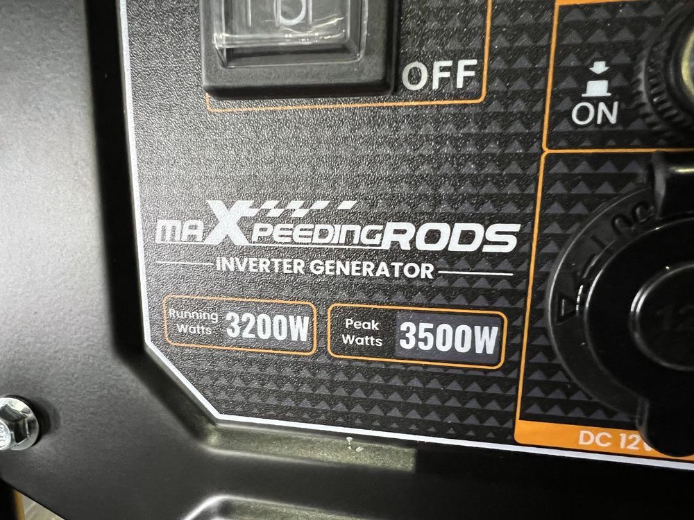 ТОП! Інверторний генератор 3.5кВт! MaXpeedingrods MXR 4500i