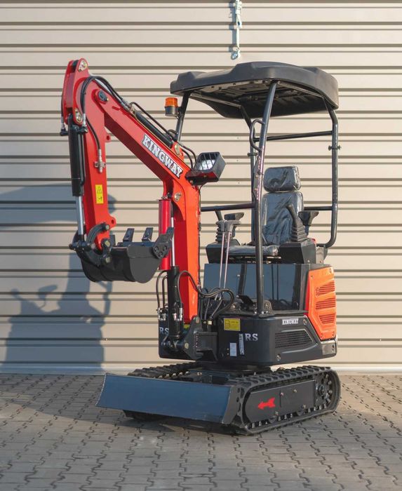 NOWA Minikoparka KINGWAY YAMA H10 - Joystick Skrętne Ramie, Model 2025