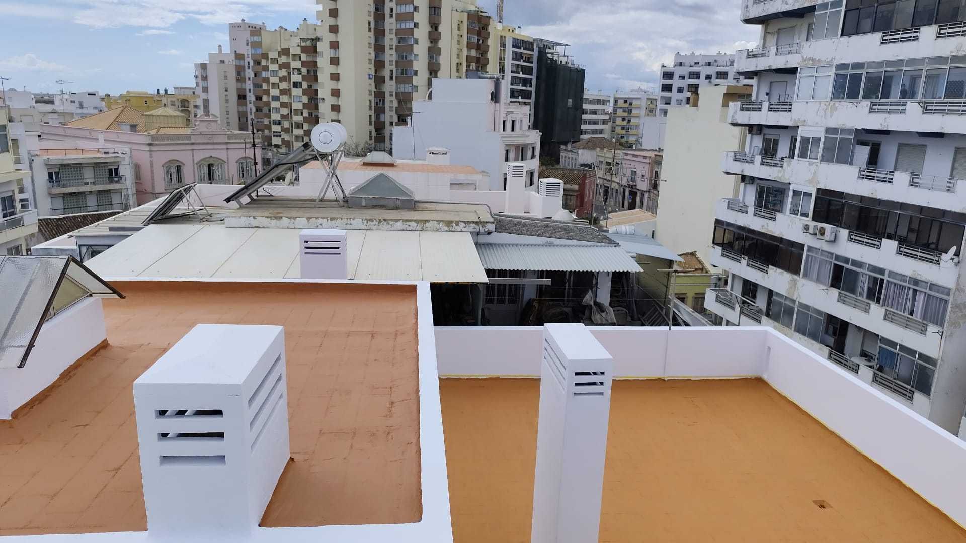 Pintura e impermeabilização de edifícios