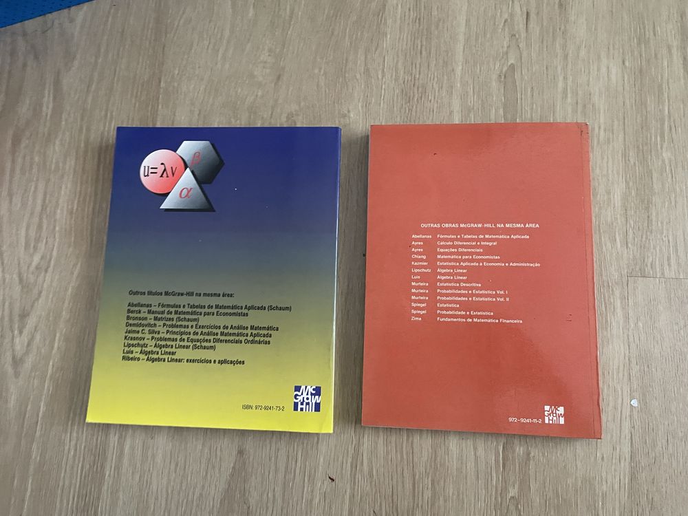 Conjunto de 3 livros algebra linear