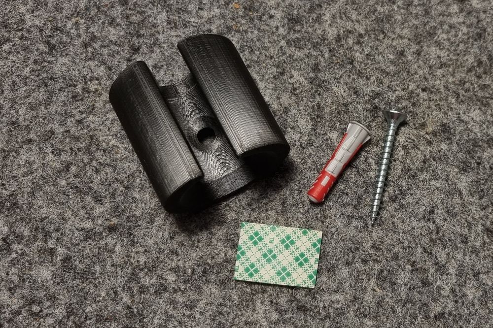 Mocowanie na kable i wtyczki - organizer