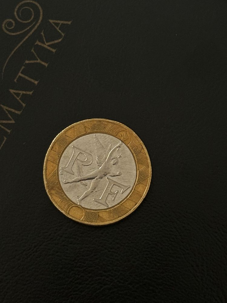 moneta Francja 10 franków 1989 r