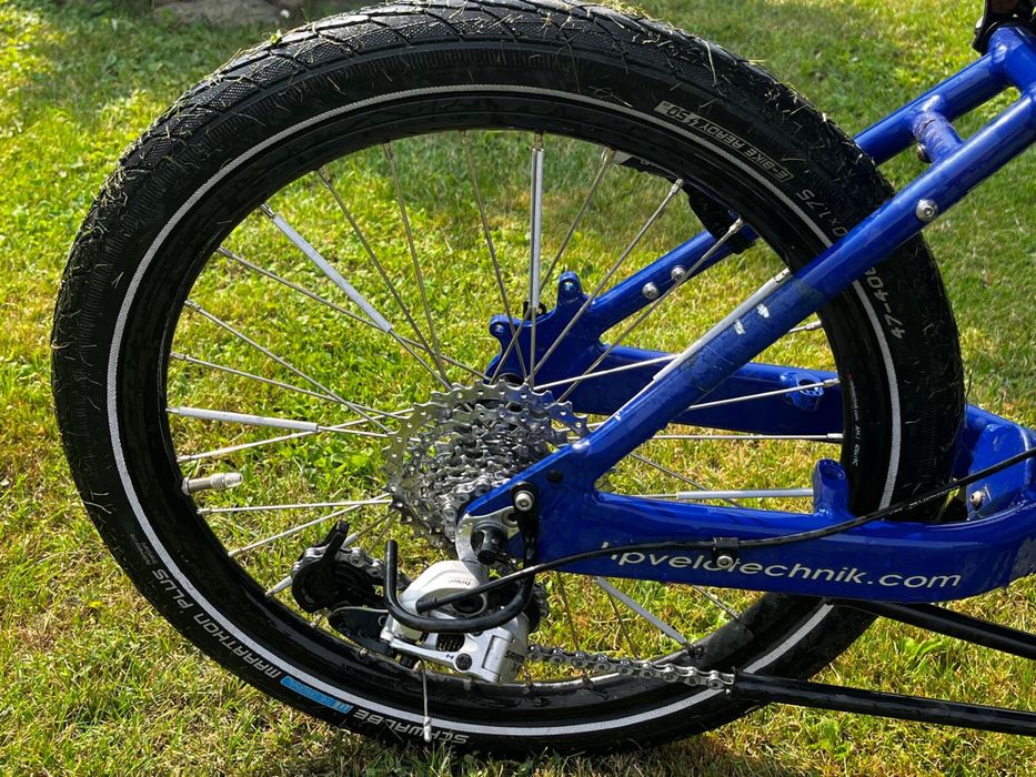 Rower trójkołowy poziomy Gekko