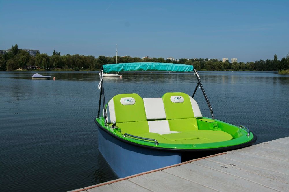 Katamaran elektryczny, rower wodny, motorówka łódź Chill-Boat Trio