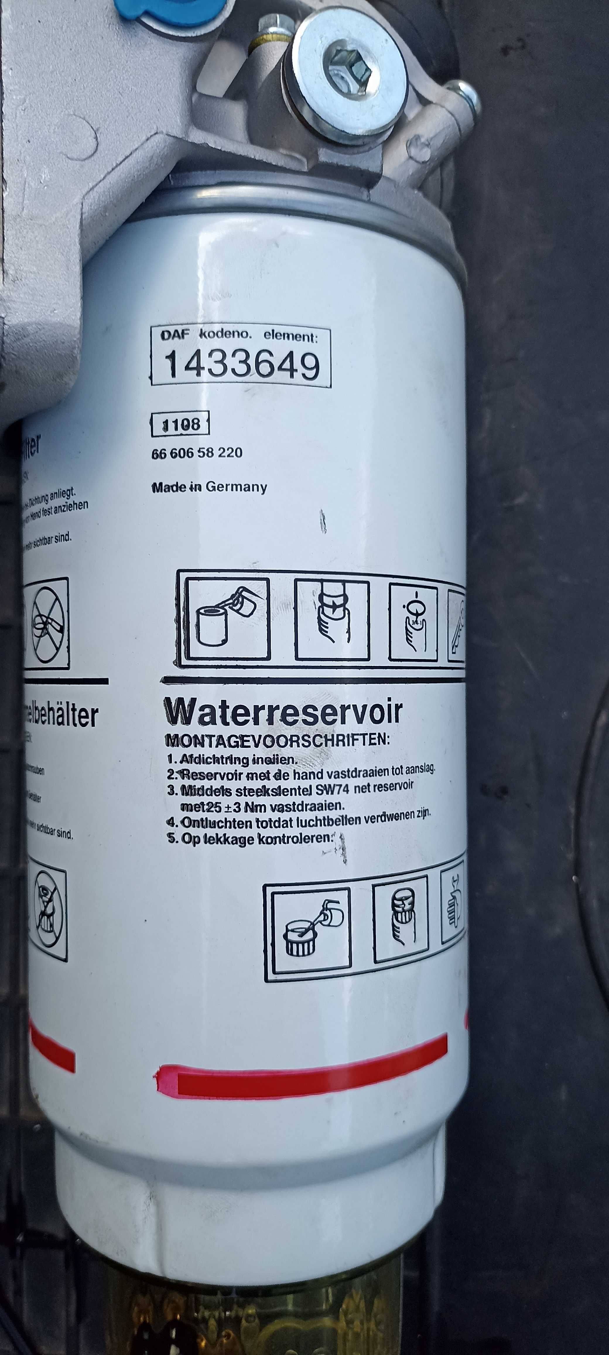 filtr podstawa separator pompka paliwa
