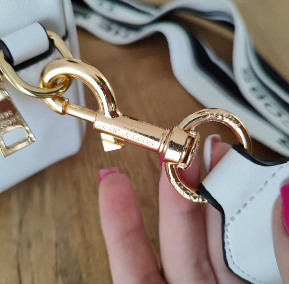 Torebka listonoszka torba Marc Jacobs nowa biała