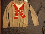 Nowy sweter Świąteczny Mikołaj rozmiar 134/140